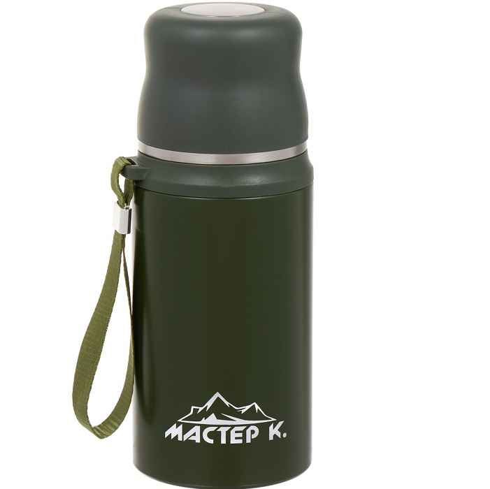Термос, 600 мл, Гильза "Мастер К", с кружкой, сохраняет тепло до 8 ч   9912141