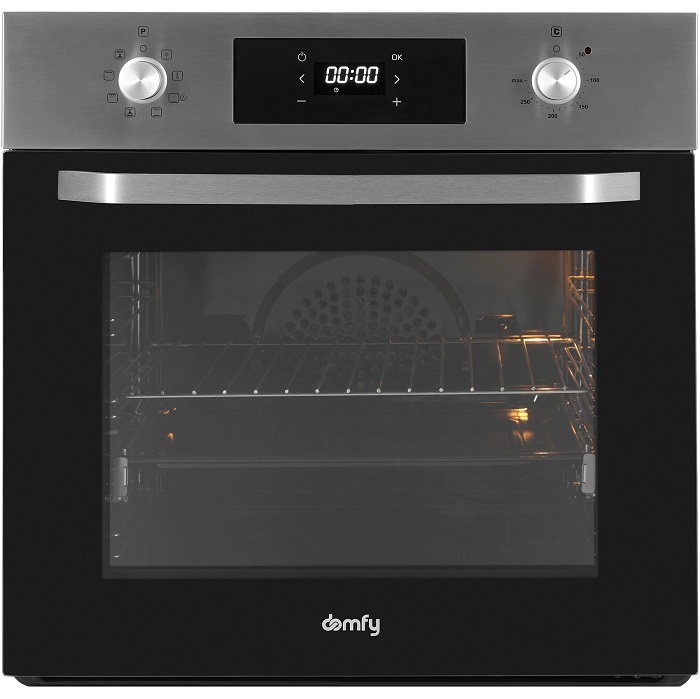 Духовой шкаф  Domfy DM6642EO IX нержавеющая сталь