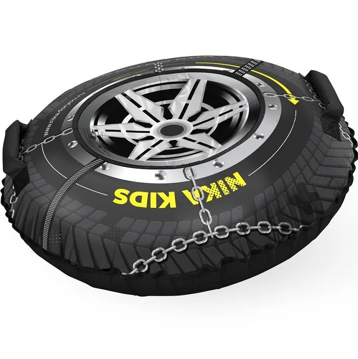 Тюбинг NIKA ТБ8К-95/КЛ "колесо" с круговым дизайном 