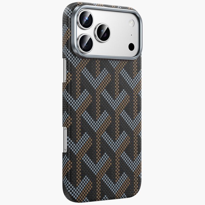 Задняя накладка KEEPHONE KEVILAR PRAGUE MAGSAFE CASE для iPhone 17 PRO, MIDAS