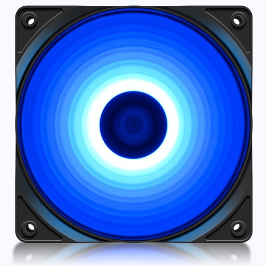 Вентилятор DEEPCOOL RF120B 120x120x25мм (96шт./кор, LED Blue подсветка, 1300об/мин) Retail