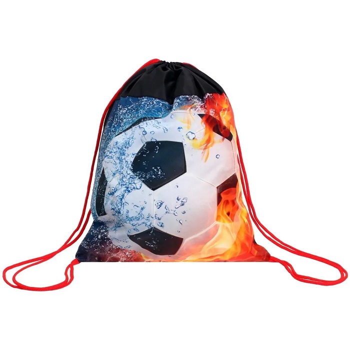 Мешок для обуви Calligrata "Мяч в огне" 420 х 340 мм