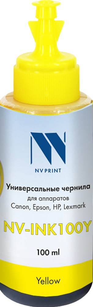 Чернила NV-INK100 Yellow для Сanon/Epson/НР/Lexmark 100мл