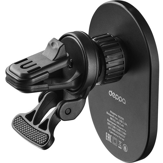Автомобильный держатель DEPPA Mage Safe Flat, Black (55203)