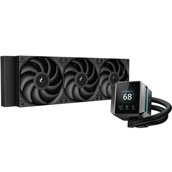 Система водяного охлаждения Deepcool Mystique 360 Soc-AM5/AM4/1151/1200/1700 черный 4-pin 36.49dB Al 1847gr Ret
