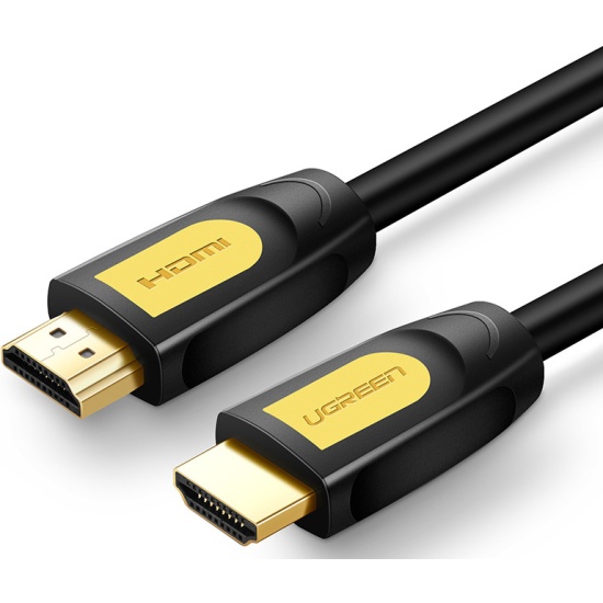Кабель HDMI <--> HDMI  3.0м UGREEN HD101 (10130) черно-желтый