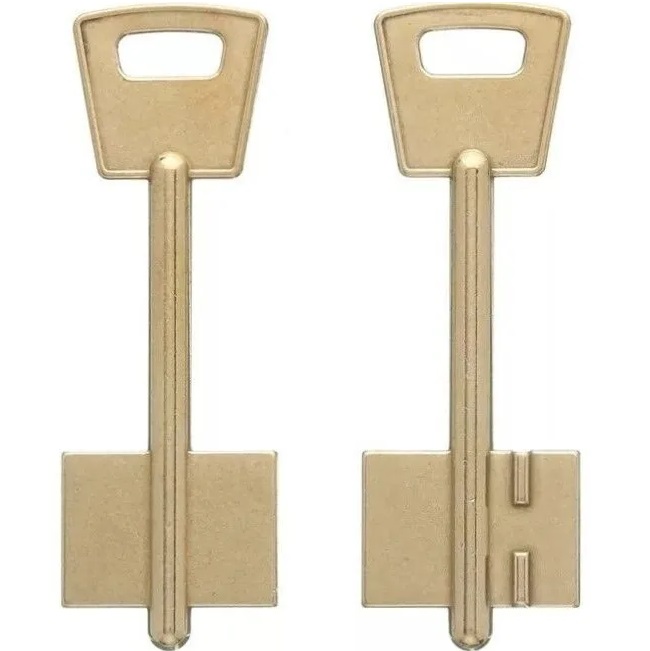 Заготовка ключа Крепыш-1 80*26,4*19 мм, лат., б/п