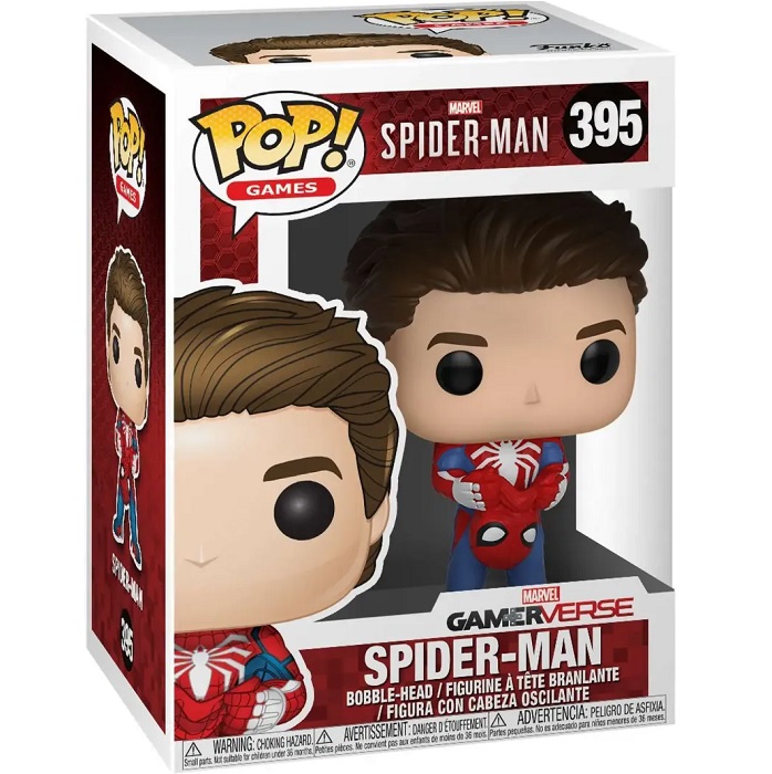 Фигурка Funko POP! Bobble Marvel Games Spider-Man 1 Unmasked Spider-Man (395) 30633