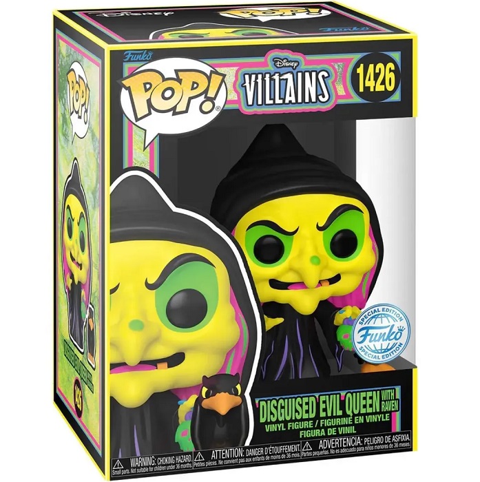 Фигурка Funko POP! Disney Villains Disguised Evil Queen with Raven (BLKLT) (Exc) (1426) 76719