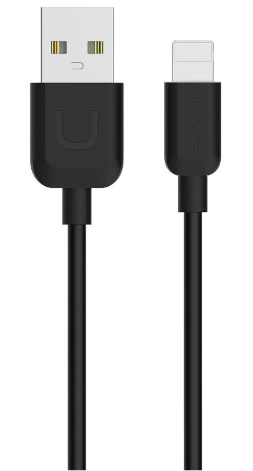 Кабель USB <--> Lightning  0.25м  USAMS U Turn Series , 0,25м, чёрный