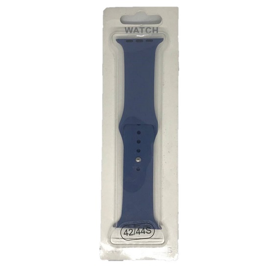 Силиконовый ремешoк NONAME для Apple Watch 42/44mm синий