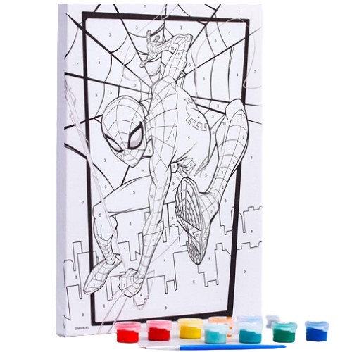Картина по номерам "Герой" 20 х 30 см, Человек-Паук