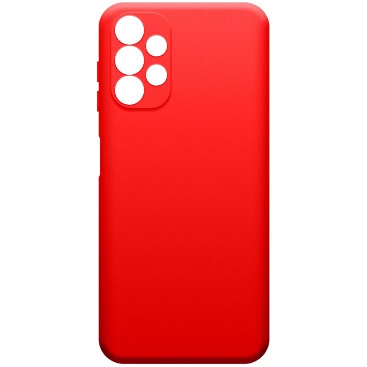 Задняя накладка SILICONE COVER для Samsung Galaxy A13 красный