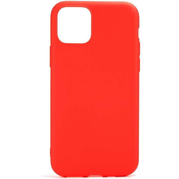 Задняя  накладка GRESSO для iPhone 12 mini красная. Коллекция Меридиан