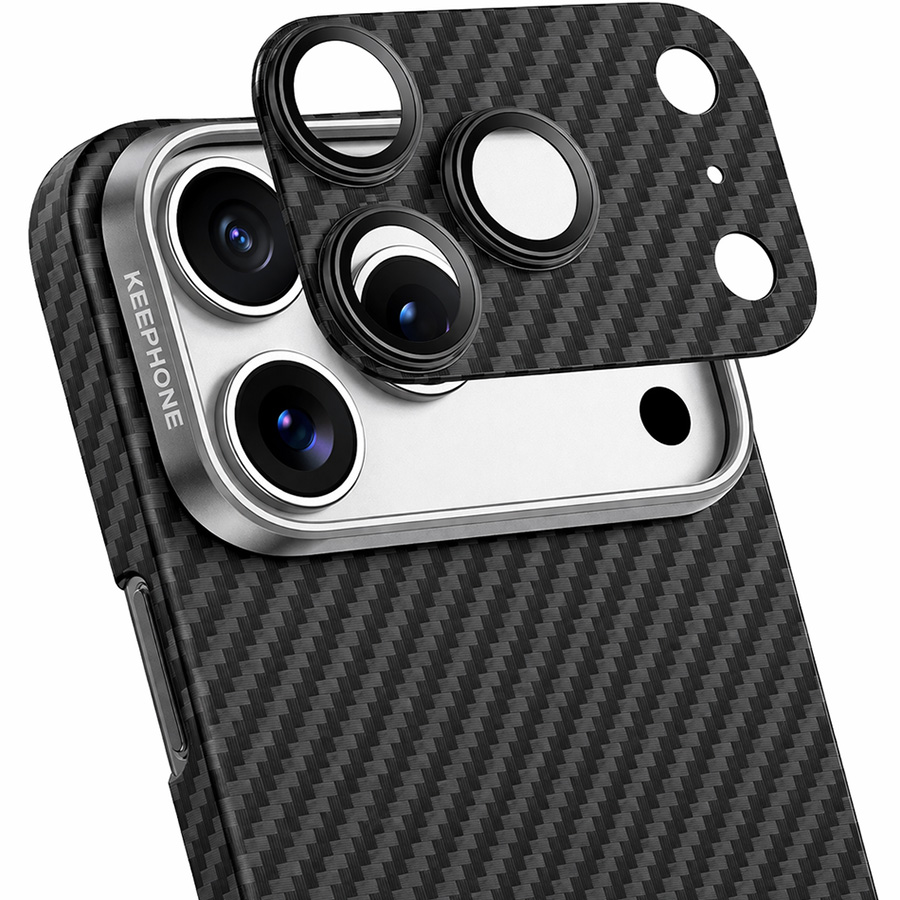 Задняя накладка KEEPHONE KEVILAR LENS FOR CAMERA для iPhone 17 Pro Max, Desert Black
