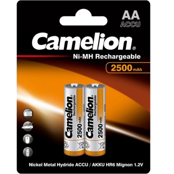 Аккумулятор CAMELION R06 2500 mAh BL-2 (24)