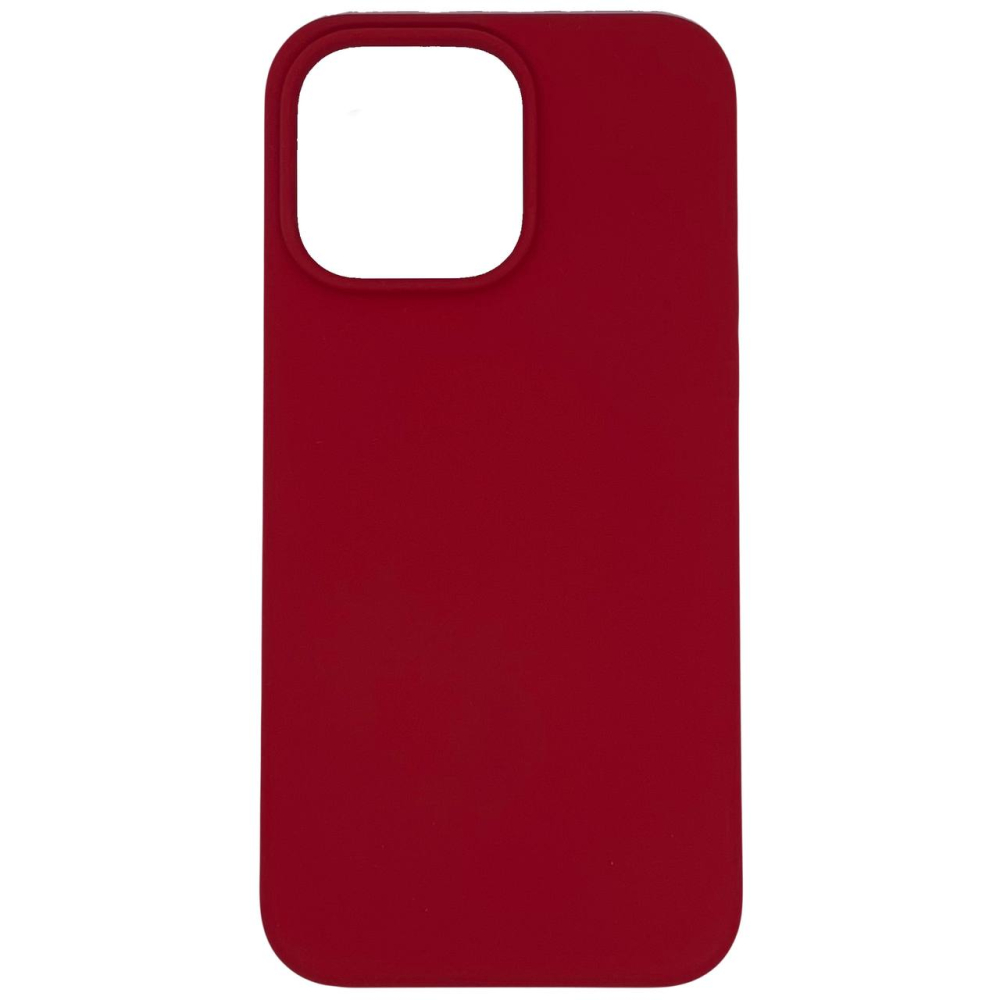 Силиконовый чехол DEPPA Liquid Silicone Case Pro Magsafe для iPhone 15 Pro Max, красный