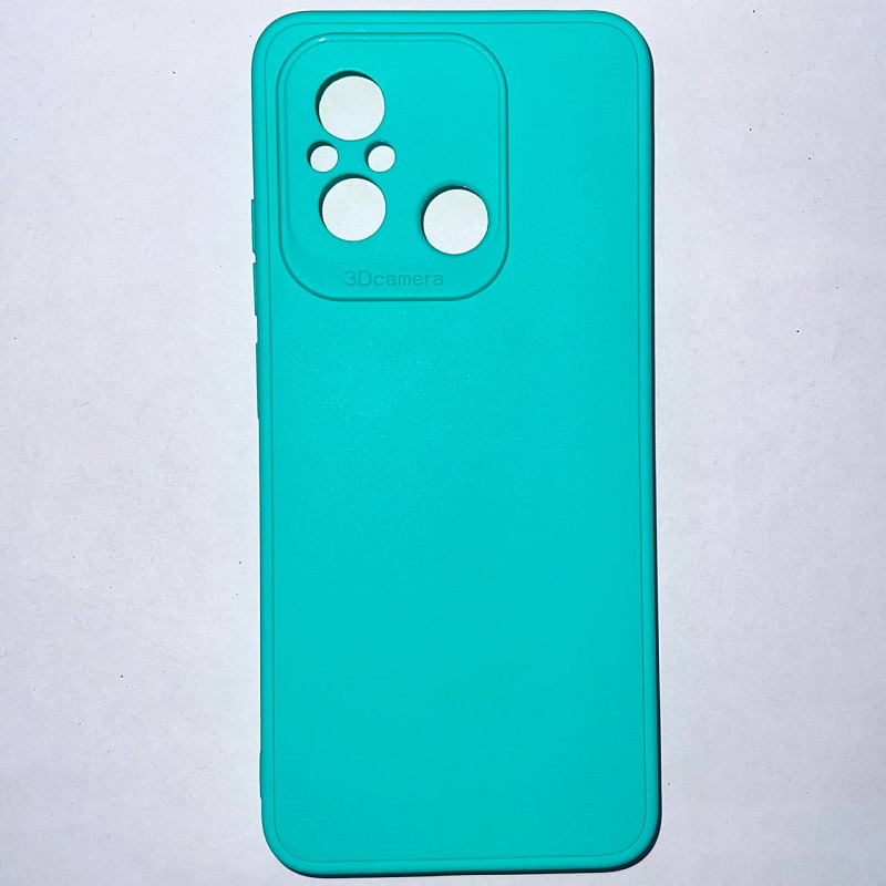 Задняя накладка Мобилис для Xiaomi Redmi 12C, морской зеленый , матовая с защитой камеры