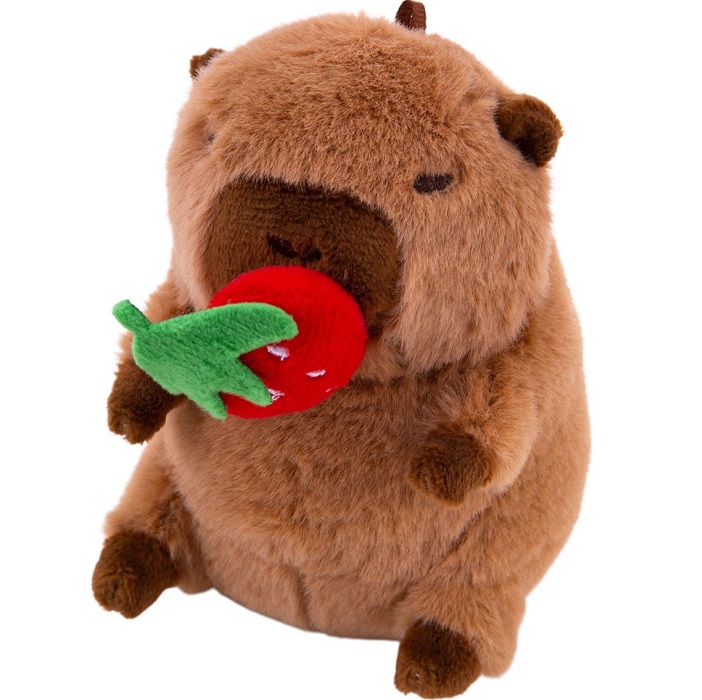Игрушка мягкая заводная Капибара, высота 11,5 см, ассорти WOOZOO 666200