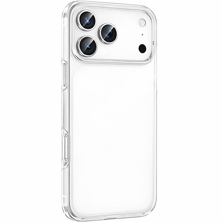 Задняя накладка KEEPHONE NON-YELLOWING TRANSPARENT CASE для iPhone 17 PRO MAX, clear