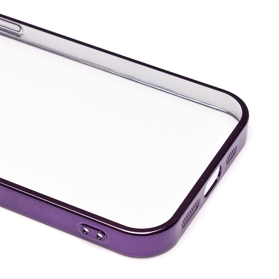 Задняя накладка PC073 для iPhone 12 (violet) (213804) с закрытой камерой