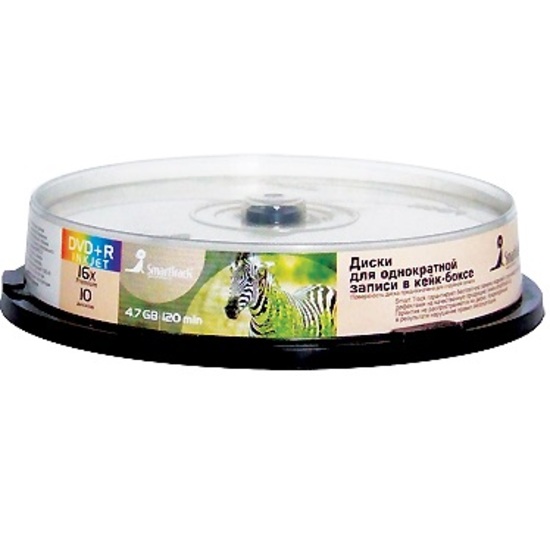 Диск DVD+R ST 4.7 GB 16x Inkjet CB-10 (200)