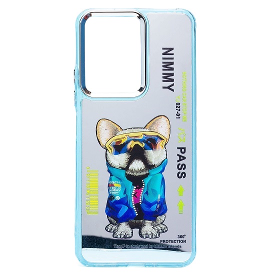 Задняя накладка PC092 для Xiaomi Redmi 13C 5G/Poco M6 5G (собака) (transparent)