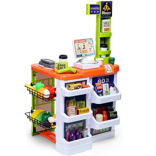Игровой набор "Супермаркет" со звуком и корзиной для покупок УТМ01439464