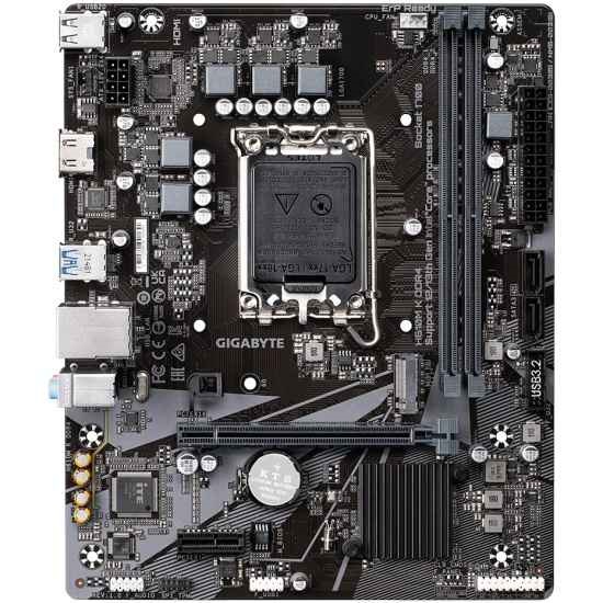 Материнская плата Gigabyte H610M K DDR4 (V2.0) Soc-1700 Intel H610 2xDDR4 mATX AC`97 8ch(7.1) GbLAN+HDMI