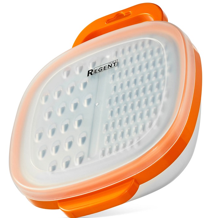 Терка нерж. с контейнером REGENT 20х15х5 см 93-AC-GR-07