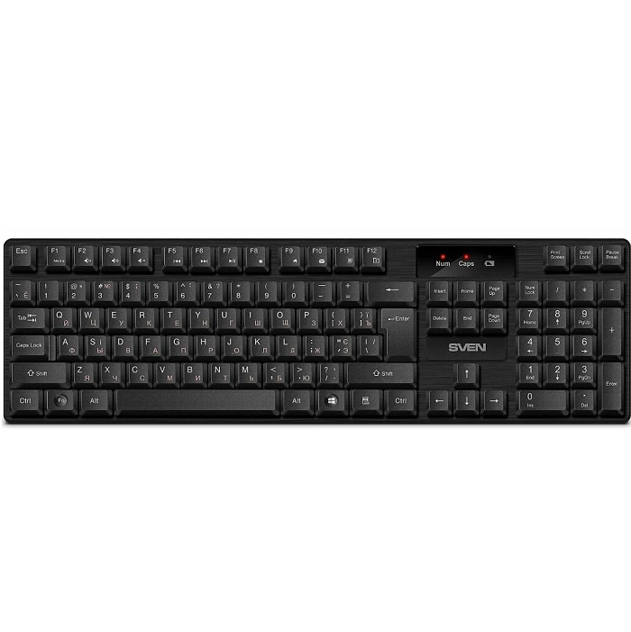 Клавиатура БП SVEN KB-C2300W чёрная