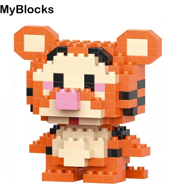 Фигурка-конструктор MyBlocks "Тигра" 7220A (мятая упаковка)
