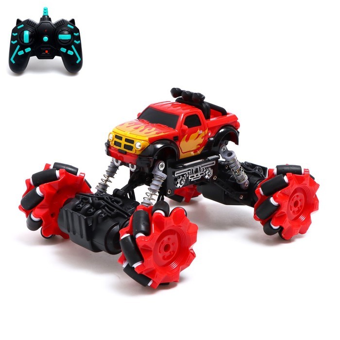 Машинка на пульте управления DRIFT, 4WD, дрифт, работает от ак-ра, красный