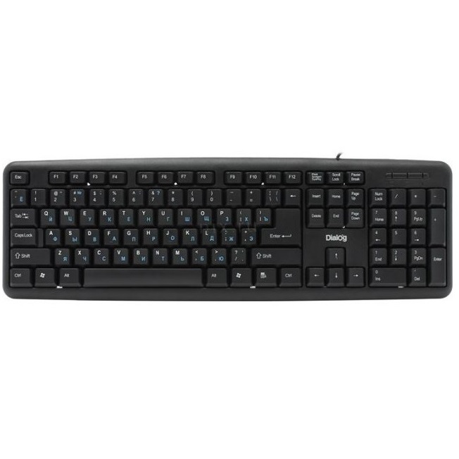 Клавиатура DIALOG KS-020BP Standart Black PS/2