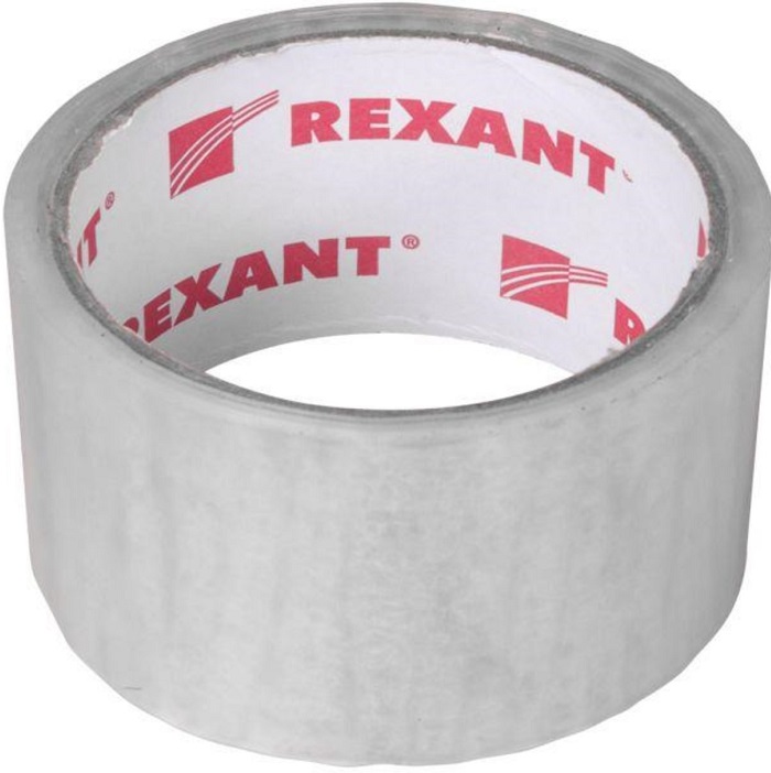 Скотч упаковочный REXANT 09-4201, 48 мм х 50 мкм, прозрачный, рулон 66 м (6/72)