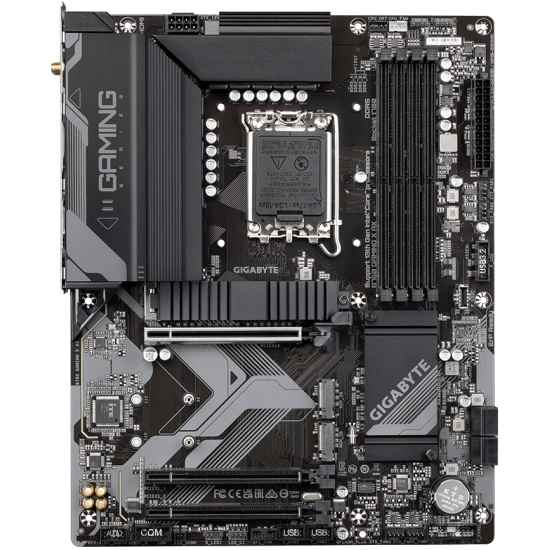 Материнская плата Gigabyte B760 GAMING X AX, LGA 1700, Intel B760, 4xDDR5, 4xSATA, 3xM.2, 1xPCI-E 4.0 x16, 2xPCI-E 3.0 x1, 1xHDMI, 1xDP, 1x 2.5Gb LAN,