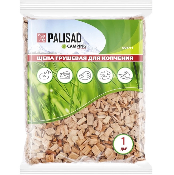 Щепа грушевая для копчения, Россия Camping// Palisad 69511