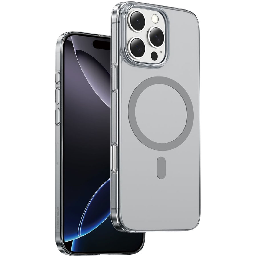 Задняя накладка KEEPHONE X-CRYSTAL MAGSAFE SLIM CASE для iPhone 16 PRO MAX TITAN