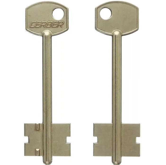 Заготовка ключа Цербер-2 88*25*18,2 мм, лат., б/п