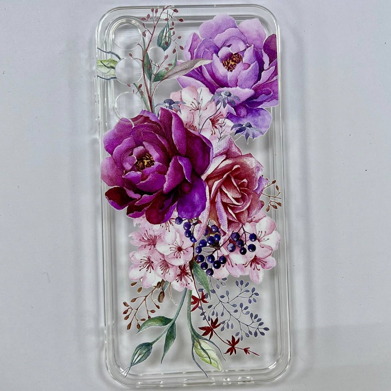 Задняя накладка NONAME для Samsung Galaxy A15 4G/5G супертонкий, защищает камеру прозрачный темно-бордовый