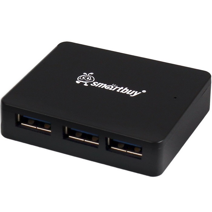 USB-Хаб SMARTBUY (SBHA-6000-K) черный, 4 порта