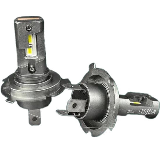 Лампа светодиодная LEDISON Compact №3, H4, 5000K, 12-24V, к-т 2шт