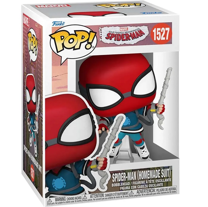 Фигурка Funko POP! Bobble Marvel FNSM Spider-Man (Homemade Suit) (1527) 75871