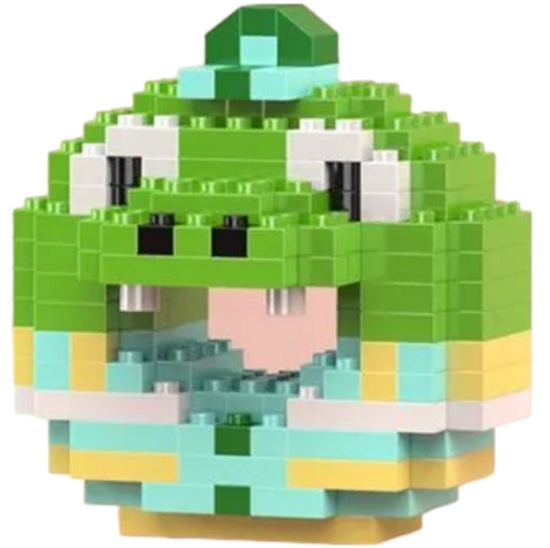 Фигурка-конструктор "Крокодил" пончик 14