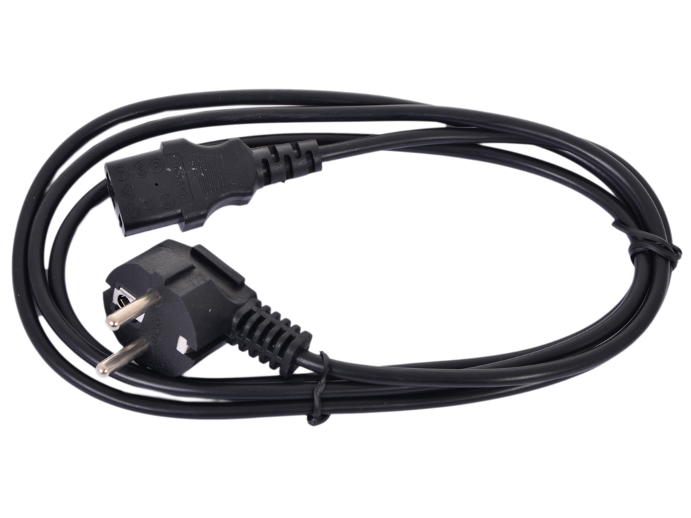 Кабель питания  1.8м GEMBIRD/CABLEXPERT PC-186, черный, с заземлением