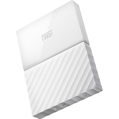 Внешний жёсткий диск 2.5" 1Tb WD My Passport (WDBBEX0010BWT-EEUE) белый USB 3.0