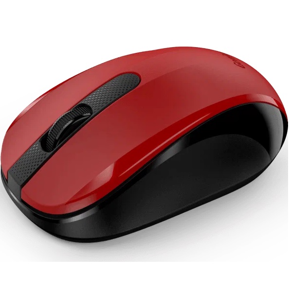 Мышь БП GENIUS NX-8008S красный/черный,тихая