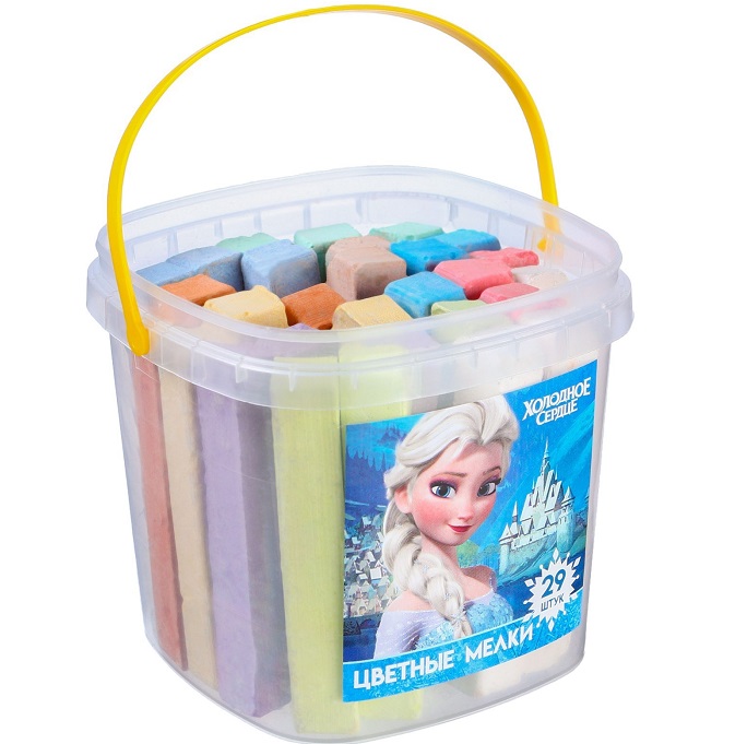 Набор цветных мелков Холодное сердце, 10 цветов, 29 штук 9562730