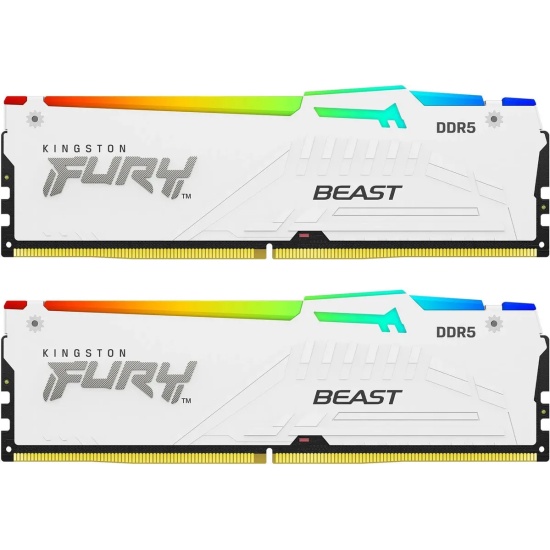 Оперативная память DDR5 32Gb (2x16GB) KINGSTON FURY Beast White EXPO/KF560C36BWE2K2-32
