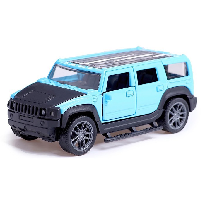 Машинка металлическая «Джип», 1:36, инерционная, синий 10292556